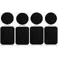 HASTHIP® 8 Pcs Universal Metal Plate with Adhesive for Magnetic Car Mount Cell Phone Holder (4 Round and 4 Rectangle)