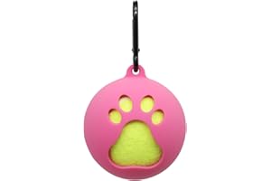 Hyclam Standard Tennis Ball Holder With Carabiner Hands-Free Pet Ball Cover Holder For Training Walking Tennis Play Durable Hands-free Pet Ball Cover Holder Flexible And Durable