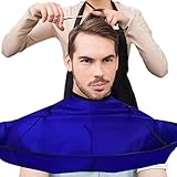 Diámetro: 60 cm. Delantal para cortar el pelo, Y56, para cortar el pelo o retocar barbas, para uso doméstico o de peluquería, acabados profesionales, ajustado al cuello