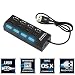 SeCro™ Maxicom 4-Port USB 2.0 Hub with Individual Power Switches and LEDs For Laptop PC ( Only Sync Not for Charging Purpose) (Buy Original SeCro Brand from only Backbencers Seller to get SeCro Warranty) RS.237.00