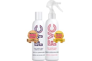 FYC Styling Bundle. 2 x 250ml Curly Hair Products. Includes Leave In Conditioner for Curly Hair and Refresh & Detangle Spray