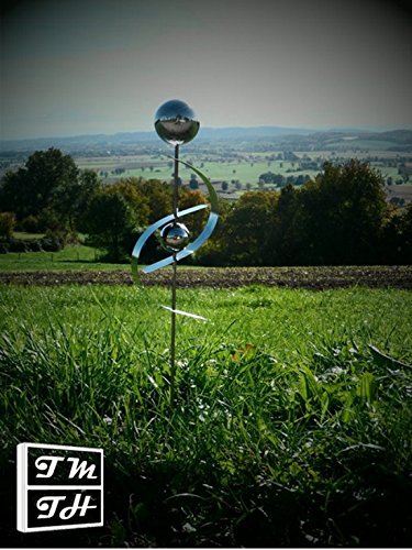 Edelstahlstele „E-60cm“ Gartenstecker aus Edelstahl Gartendeko Pflanzenstab Pflanzenstecker - 3