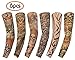 Produktbild Mobengo 6 Stück unisex dünne Nylon Tattoo Ärmel Sleeve Temporäre Tätowierung anziehen