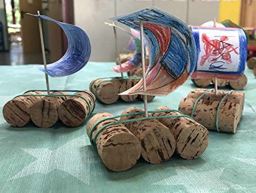 300 neue unbehandelte Flaschenkorken 38 x 24 mm – Bastelkorken Kork Deko - 2