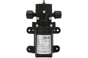 WEIKEYA Black Plastic Water Pump DC 12V Self Priming Pump Professional Water Pump