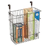 CERO ARAÑAZOS: Los ganchos cuentan con una capa de espuma en la parte inferior que evita que las puertas de los armarios queden dañadas o arañadas al colgar estas papeleras para cocina.