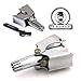 Sir Reginalds Exclusive Silver Hawk Ear And Nose Hair Trimmer - Highest Quality UK Grooming Specialists - Professional Stainless Steel Cutting Head - No Batteries Required - LIFETIME GUARANTEE