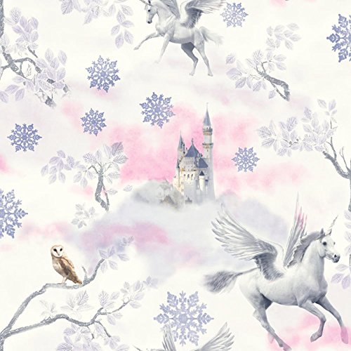 Fairytale Einhorn Tapete – Lila – Arthouse 667801