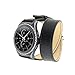 Produktbild Samsung Gear S2 Classic Armband,Generic Leather Double Tour Replacement WristArmband Bracelet Strap with Steel Buckle for Samsung Gear S2 Classic