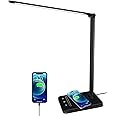 oxylops Lampada da Scrivania LED Protezione Degli Occhi, lampada Touch Control Pieghevole per cameretta,ufficio, con porta di