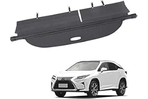 FYCXUM for Lexus RX Rx270 Rx350 Rx450H 2010-2015 Car Retractable Rear Trunk Parcel Shelf Auto Boot Luggage Cargo Load Cover Shielding Security Shield Panel Roller Blind Protective Interior Accessories