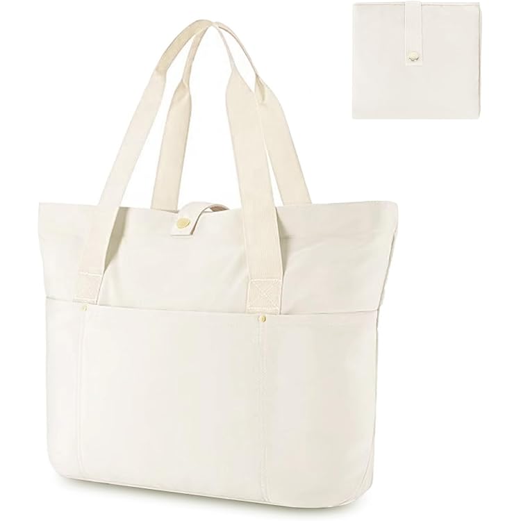 URAQT Grote Schoudertas voor Dames - Lichtgewicht Nylon, Waterdichte Oxford-stof, Meerdere Zakken, Geschikt voor Winkelen, Reizen, Werk, Kantoor (Groen URAQT Grote Schoudertas voor Dames - Lichtgewicht Nylon, Waterdichte Oxford-stof, Meerdere Zakken, Geschikt voor Winkelen, Reizen, Werk, Kantoor (Groen