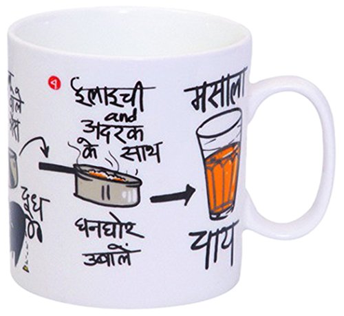 CLAY CRAFT Milk Mug, 390ml/8.4cm, Multicolour