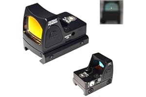 FIRECLUB Airsoft RMR Style Mini Red Dot Sight Black with side ON/Off switch