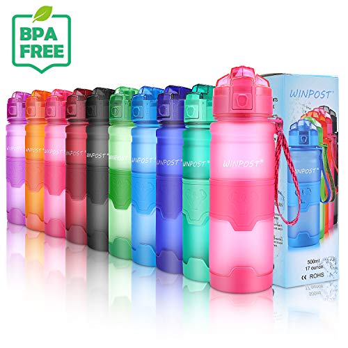 WINPOST Bottiglia d'Acqua Sportiva Senza BPA - Borraccia 500ml&700ml&1000ml
