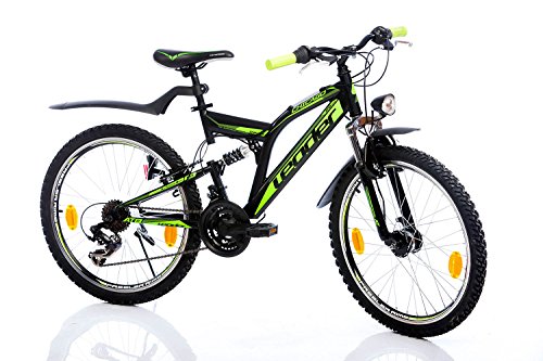 LEADER Kinderfahrrad Chicago, 20 Zoll, 21 Gang, Felgenbremsen 60,96 cm (24 Zoll)