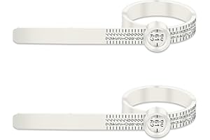 Kzouenzu Misuratore Per Anelli, Misuratori Di Misura Dell'anello, Per La Misurazione Del Diametro Degli Anelli E Misurazione Della Dimensione Del Dito