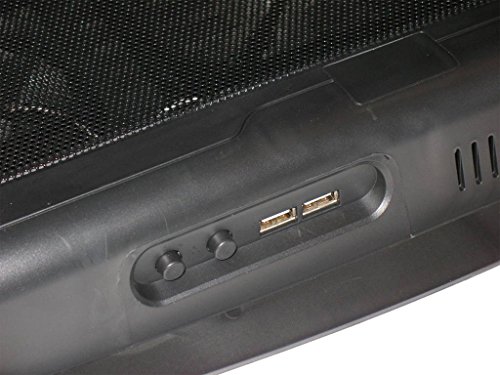 Laptop Notebook Kühler 5 Lüfter Kühlpad Cooler Ständer für 15″ 17″ 19″ - 7