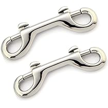 Waziaqoc 5 PCS Double Ended Bolt Snap Hook, 3.5 Inch Zinc Alloy Hook Metal Clips, Heavy Duty Trigger Chain Clips For Key Chain Dog Leash Horse Pet Sling Feed Buckets P 402284940 - View #4