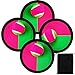 Price comparison product image Aneco Toys Toss and Catch Paddle Game Set Disc Paddles and Toss Ball Sport Game with Storage Bag, 4 Paddles and 4 Balls