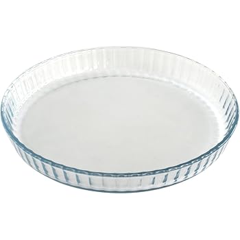 Plat à Tarte FLAMEFOUR En Verre Vitrocéramique, 27 Cm, 1.6 L - Bon état