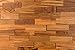 Produktbild wodewa Wandverkleidung Holz 3D Optik I Teak I 1m² Wandpaneele Moderne Wanddekoration Holzverkleidung Holzwand Wohnzimmer Küche Schlafzimmer I Geölt