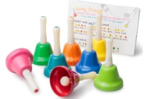 Tobar 7958 Rainbow Music Bells, Mixed,8cm.