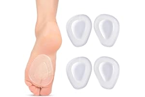 TEOZBLU 2 Pares Plantillas de Zapatos con Tacón Alto Proteger los Pies, Media Plantilla Delantera Mujer Plantilla Antideslizante Sandalias, Almohadillas para los pie, Medio plantilla