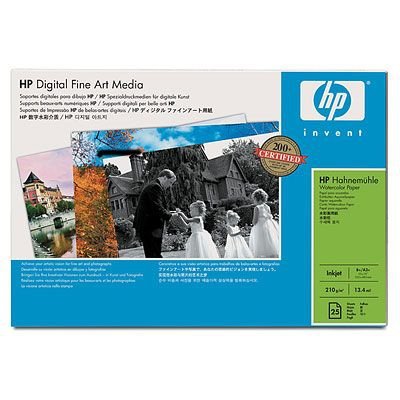 Preisvergleich Produktbild HP Echtbuetten Aquarellpapier Hahnemuehl
