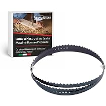 Lama Per Sega A Nastro 4400 X 25 Mm – 3 TPI In Acciaio Al Carbonio, Per Legno, Plastica E MDF, Prodotta Da Xcalibur Tooling UK