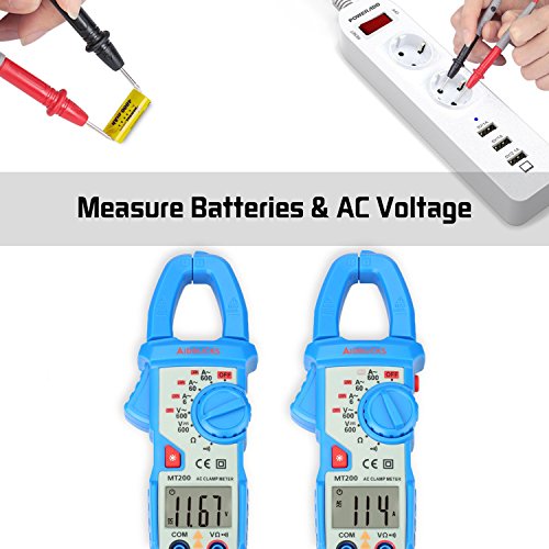 Strommesszange Aidbucks MT200 Automatischer Amperemeter 6000 Counts AC/DC True RMS - 6