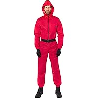 Maschera Squid Game Licenza Ufficiale - Costume Da Gioco Di Squid Game Per Adulti