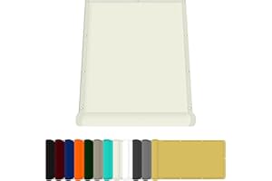 FENYIGE Toldo Parasol 150 x 200 cm Impermeable Lona de Sombra Rectangular con Protezione UV PES e Accessori di Montaggio para Plantas Flores Exteriores Balcón Pérgola Trasero, Marfil
