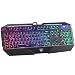 Produktbild PICTEK Gaming Tastatur, Holife 26 Key Anti-Ghosting-Tastatur mit Verstellbarer Rainbow LED-Hintergrundbeleuchtung, ergonomische Handballenauflage, Wasserdichte Computer-Tastatur für Gamer-Typisten