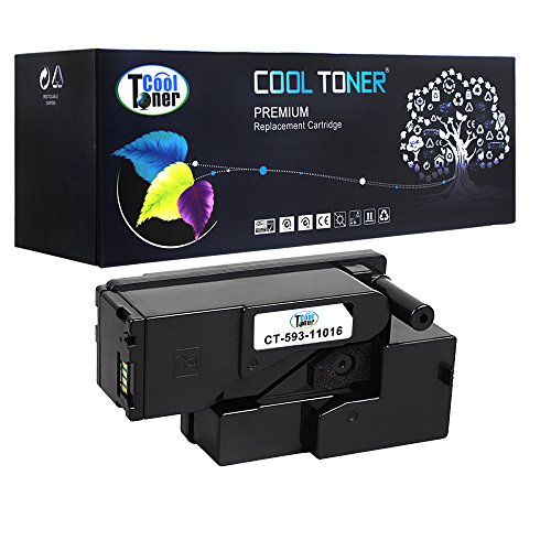Cool Toner kompatibel Toner fuer 593-11016 fuer Dell 1250 1250C 1350CNW 1355CN 1355CNW, C1760NW C1765NF C1765NFW, 2000 Seiten, Schwarz
