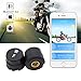Produktbild Teepao Wireless Motorrad Tire Pressure Monitoring, wasserdicht, digitale Bluetooth Kfz TPMS Reifen Überwachungssystem mit Smartphone-App, mit 2-Sensoren
