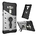 Produktbild Hülle für Asus Zenfone 3 Deluxe ZS570KL 5.7 inch(360 Drehung Stand), BasicStock Hybride Combo 2 in i Stoßfest TPU+Anti-Kratzer PC Schlagfest Telefon Bumper Tropfen Schützend Armor Handyhülle Schutzhülle(Silber)