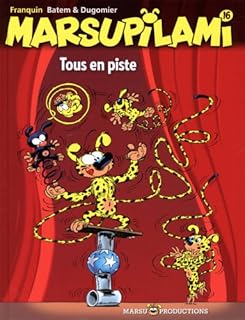 jaquette livre Marsupilami, tome 16 : Tous en piste