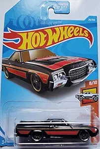 Hot Wheels 2019 Basic Vehicle Hw Hot Trucks: 72 Ford Ranchero [Black] - International Card!