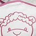 Snuggle Baby Baa-th Time Cuddle Robe Hooded Baby Towel, Pink