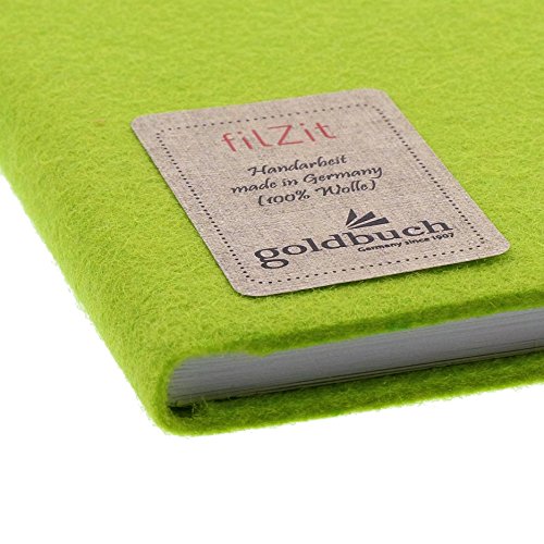 Goldbuch, Poesiealbum filZit, 16,5×16,5cm, Apfelgrün, 41137 - 3