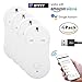 Price comparison product image Smart Plug WiFi Plug with USB Port 4 Pack Mini Outlet with Alexa Echo Google Assistant Control Devices from Anywhere Via Free APP UL Listed with Timing Function IFTT