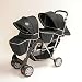 Exclusive Tandem - Twin Pram black - BambinoWorld