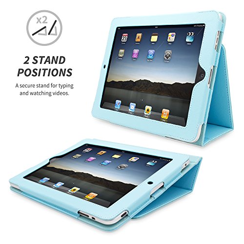 iPad 1 Hülle (Hellblau ), Snugg – Smart Case mit lebenslanger Garantie + Sleep / Wake Funktion - 3