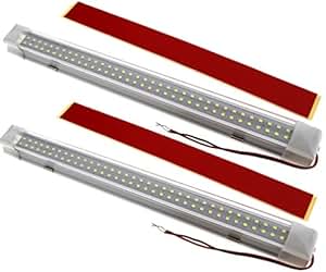 2x 72 LED Innenbeleuchtung Auto Lampe 12V für Bar Auto Van Bus