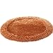 Produktbild BESTHOO Teppich Superweiche runde Fläche Teppich, Rutschfeste Fußmatte Flauschige Kinder Schlafzimmer Kindergarten Teppiche (Farbe : Khaki, größe : 90cm in Diameter)