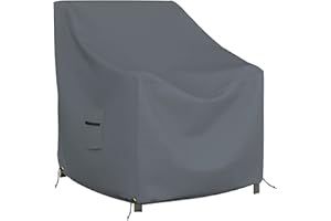 Covers & all Outdoor Chair Covers, Made of 12 Oz Waterproof & UV-Resistant Cover Max Fabric, Suitable for Indoors/Outdoors (29" W x 30" D x 36" H Inches, Grey)
