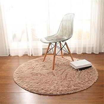 Amazon.de: SWECOMZE Rund Teppich für Wohnzimmer Schlafzimmer