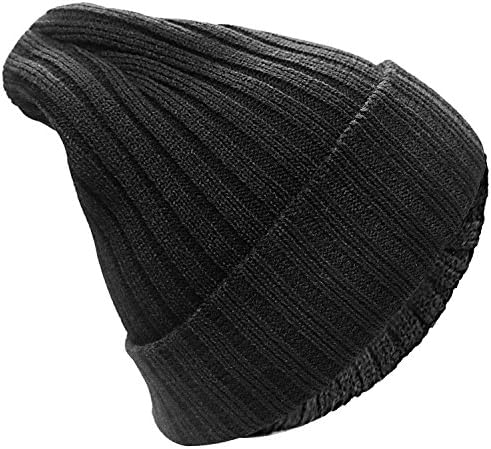COCOFLY Knitted winter hat Beanie - Cable Thick, Soft &amp; Warm Chunky Winter/Spring Beanie Cap for Unisex One Size