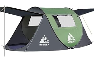 HEWOLF- Tenda automatica pop-up – tenda da spiaggia portatile istantanea, protezione UV, riparo dal sole per spiaggia, campeggio, escursionismo.